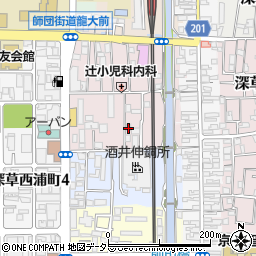 京都府京都市伏見区深草綿森町38-11周辺の地図