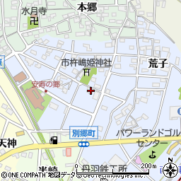 愛知県安城市別郷町油石56周辺の地図