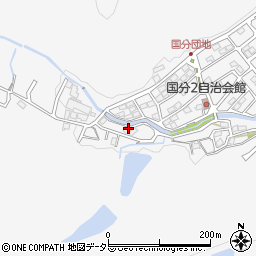 滋賀県大津市国分2丁目19周辺の地図