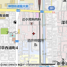 京都府京都市伏見区深草綿森町38-1周辺の地図