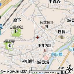 愛知県知多市日長神山畔26周辺の地図