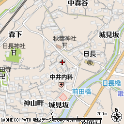 愛知県知多市日長神山畔33周辺の地図