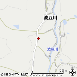 兵庫県三田市波豆川52周辺の地図