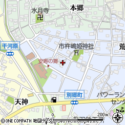 愛知県安城市別郷町油石59周辺の地図