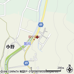 兵庫県三田市小野959周辺の地図