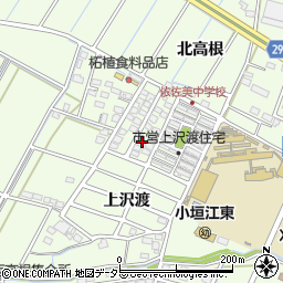 愛知県刈谷市小垣江町上沢渡50-28周辺の地図