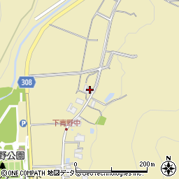 兵庫県三田市下青野277周辺の地図