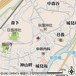 愛知県知多市日長神山畔27周辺の地図