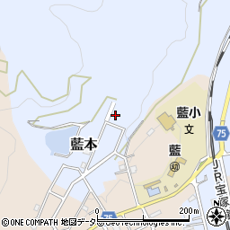 兵庫県三田市藍本4085周辺の地図