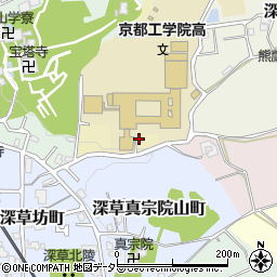 京都府京都市伏見区深草西出山町25周辺の地図