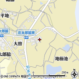 愛知県知多市岡田地極松周辺の地図