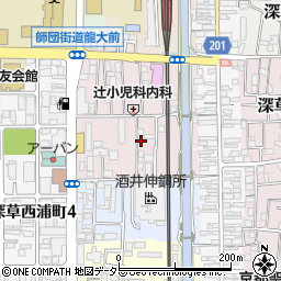 京都府京都市伏見区深草綿森町38-7周辺の地図