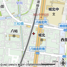 株式会社リンガーハット　岡崎店周辺の地図