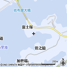 愛知県知多市佐布里菅之脇周辺の地図