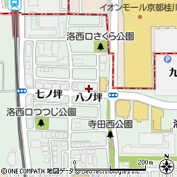 京都府向日市寺戸町八ノ坪周辺の地図