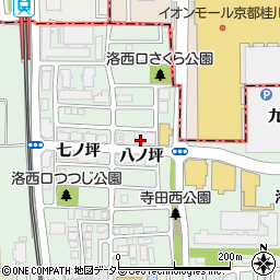 京都府向日市寺戸町（八ノ坪）周辺の地図