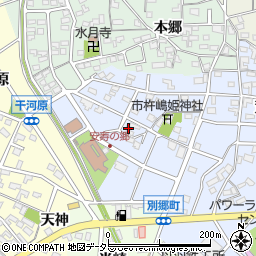 愛知県安城市別郷町油石47周辺の地図