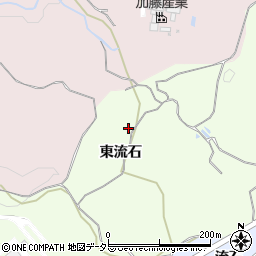 愛知県岡崎市板田町東流石周辺の地図