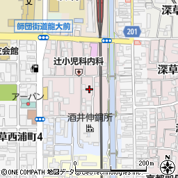 京都府京都市伏見区深草綿森町39周辺の地図