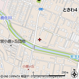 三重県四日市市ときわakippa駐車場周辺の地図