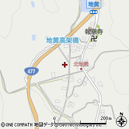 大阪府豊能郡能勢町地黄351周辺の地図