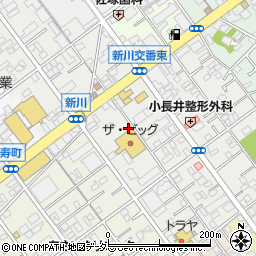 アラキ鮮魚　静岡・新川店周辺の地図
