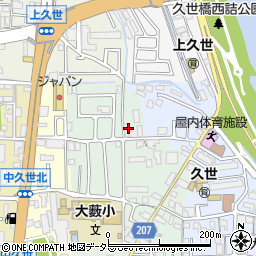 京都府京都市南区久世大藪町18周辺の地図