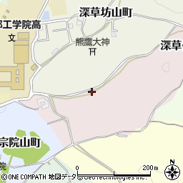 京都府京都市伏見区深草僧坊山町15周辺の地図
