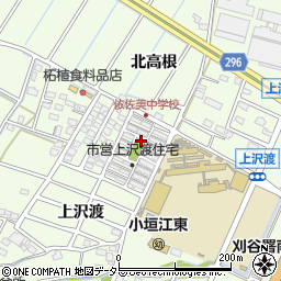 愛知県刈谷市小垣江町上沢渡50-51周辺の地図