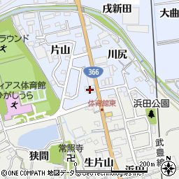 愛知県知多郡東浦町石浜片山1周辺の地図
