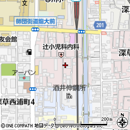 京都府京都市伏見区深草綿森町38-6周辺の地図