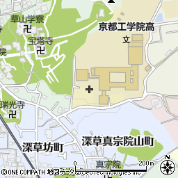 京都府京都市伏見区深草西出山町4周辺の地図