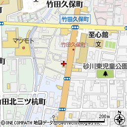 京都府京都市伏見区竹田久保町67-29周辺の地図