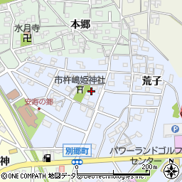 愛知県安城市別郷町油石68周辺の地図
