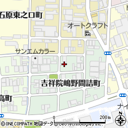 京都府京都市南区吉祥院嶋野間詰町20周辺の地図