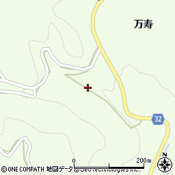 愛知県新城市門谷（東羽根）周辺の地図