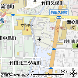 京都府京都市伏見区竹田久保町1周辺の地図