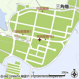 岡崎墓園やすらぎ公園周辺の地図