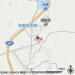 大阪府豊能郡能勢町地黄1151周辺の地図