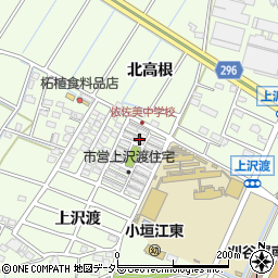 愛知県刈谷市小垣江町上沢渡50-50周辺の地図