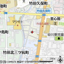 京都府京都市伏見区竹田久保町67-16周辺の地図