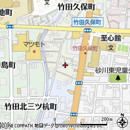 京都府京都市伏見区竹田久保町67-17周辺の地図