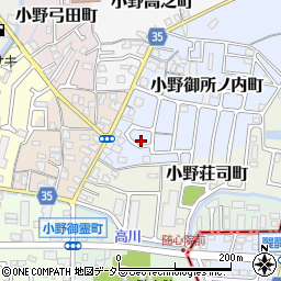 京都府京都市山科区小野御所ノ内町1-163周辺の地図