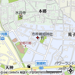 愛知県安城市別郷町油石44周辺の地図