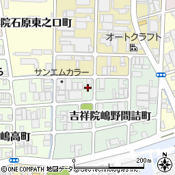 京都府京都市南区吉祥院嶋野間詰町4周辺の地図