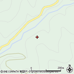 愛知県新城市細川土合周辺の地図