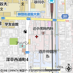 京都府京都市伏見区深草綿森町34周辺の地図