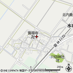 滋賀県甲賀市水口町北内貴周辺の地図