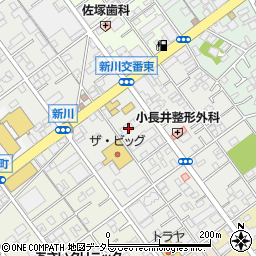 ファミリーホール新川周辺の地図