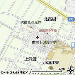 愛知県刈谷市小垣江町上沢渡50-25周辺の地図